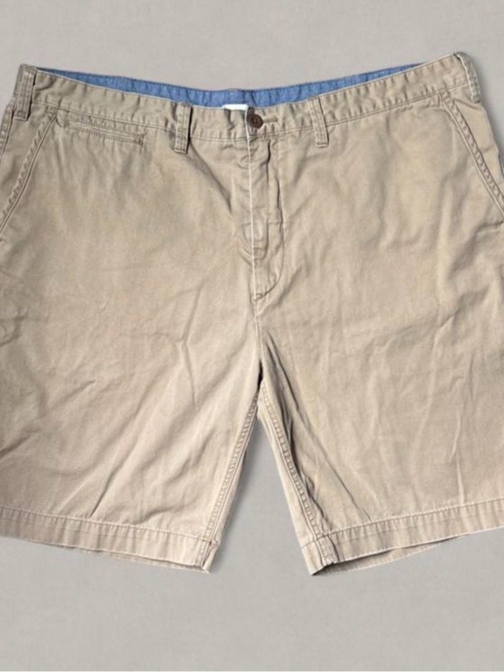 Ralph Lauren Men's Flat-Front Cotton Shorts - Beige
